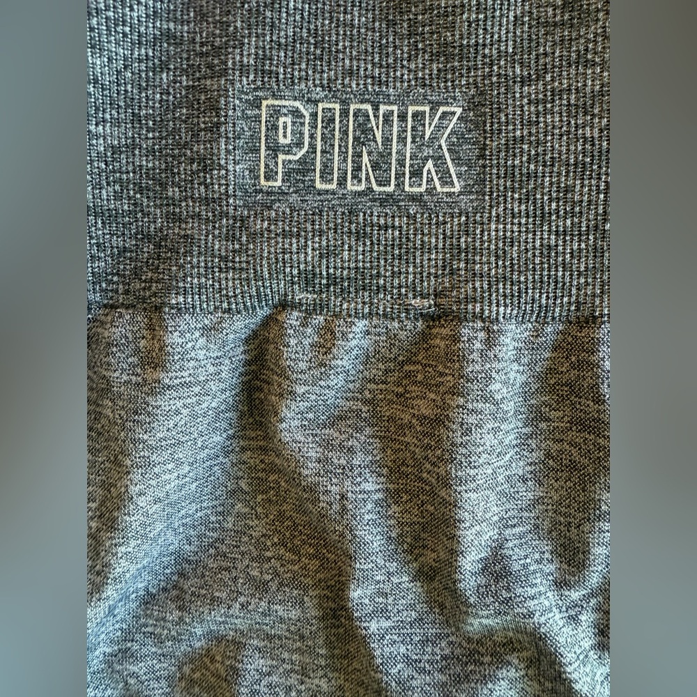 NWOT PINK VICTORIA SECRET Seamless workout Athletic Leggings - Picture 5 of 7